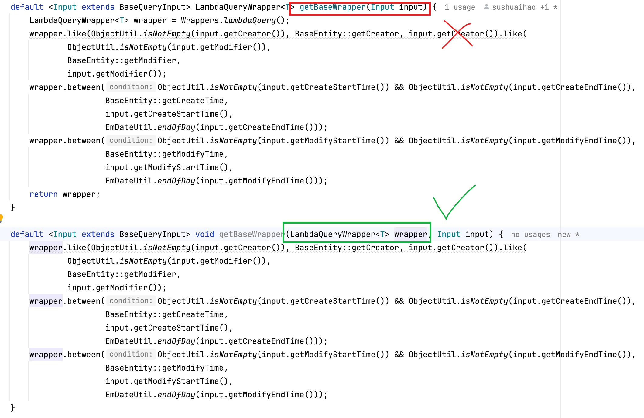 MyBatis-Plus [错误报告]: 使用LambdaQueryWrapper中出现can not find lambda cache for this property