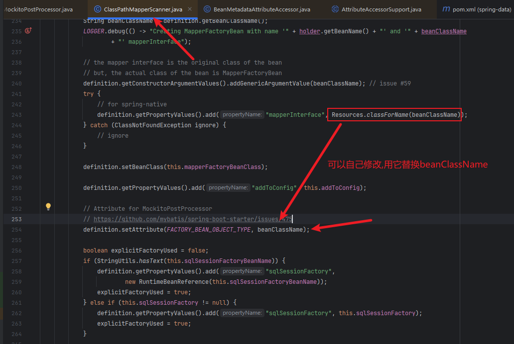 MyBatis-Plus Invalid value type for attribute 'factoryBeanObjectType': java.lang.String