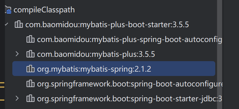 MyBatis-Plus Invalid value type for attribute 'factoryBeanObjectType': java.lang.String