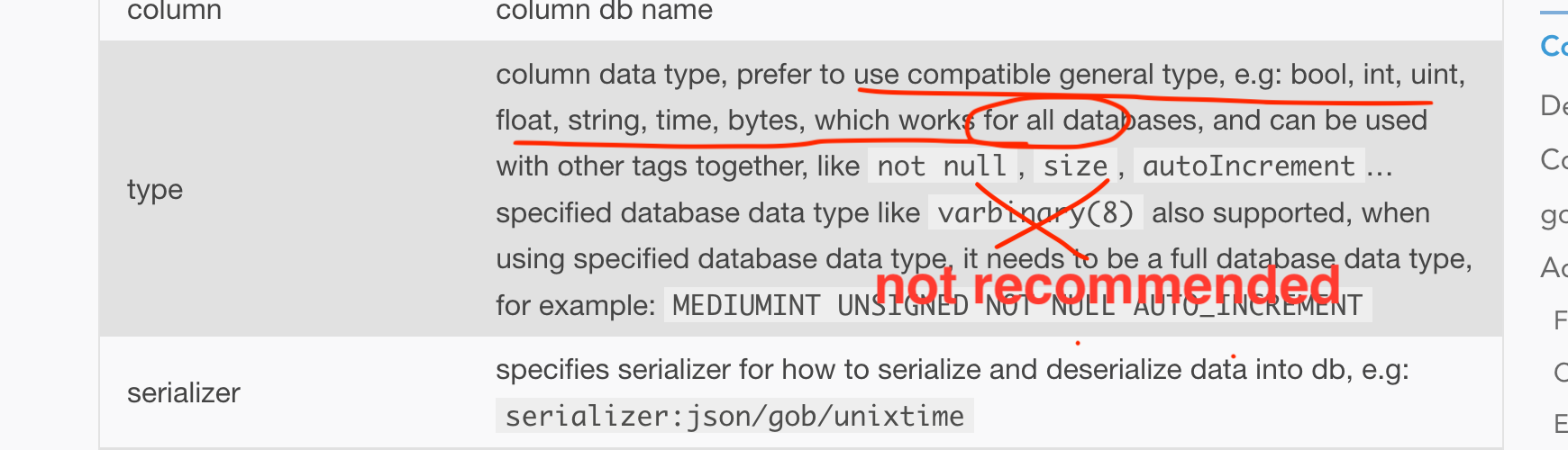 Gorm Add support for overriding model struct tags at runtime
