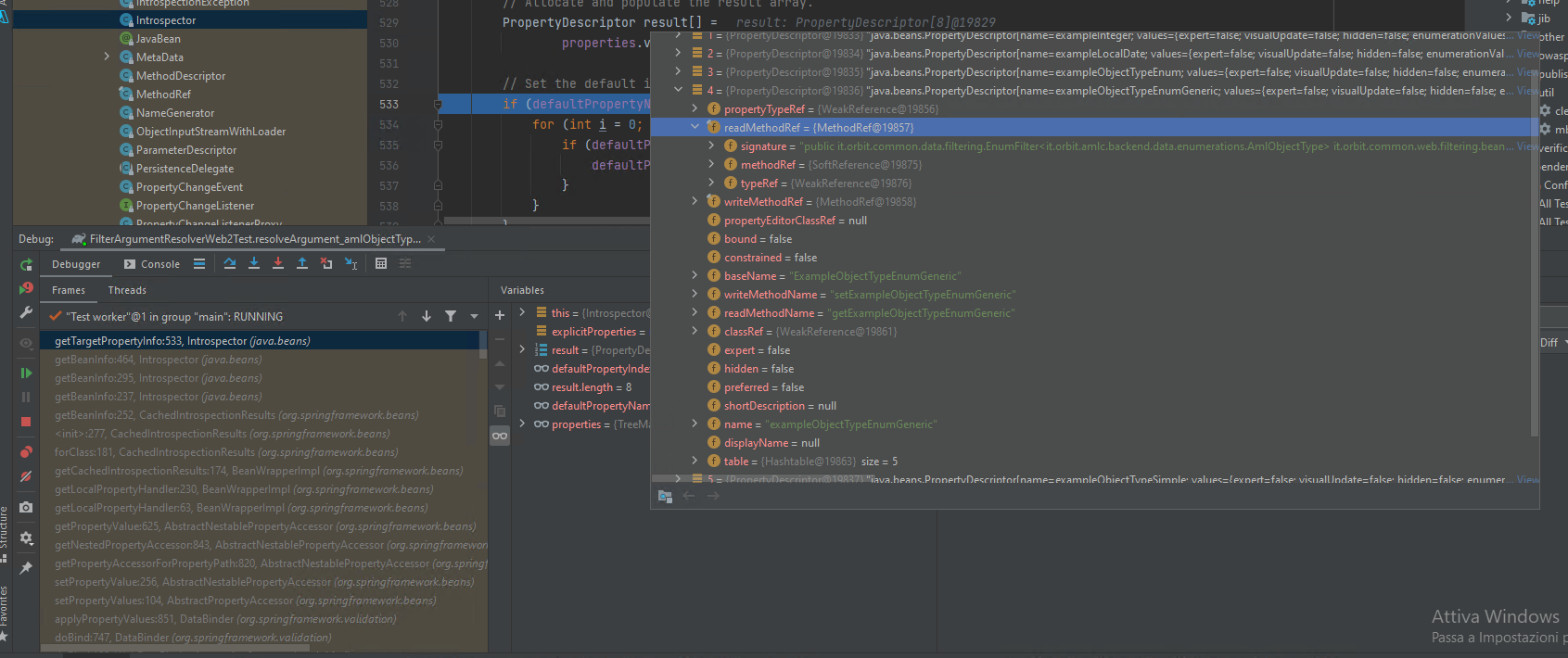 Screenshot debugging