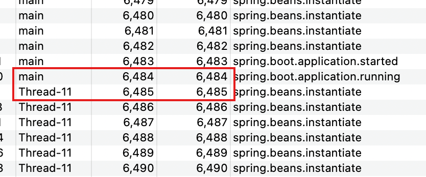 SpringBoot It looks like the eventId and parentId of the JFR events generated by 'FlightRecorderApplicationStartup' do not match. 