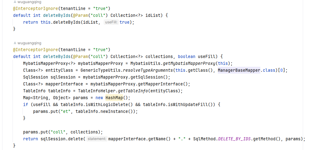 MyBatis-Plus [兼容问题]: 描述 多租户插件下执行批量删除的问题