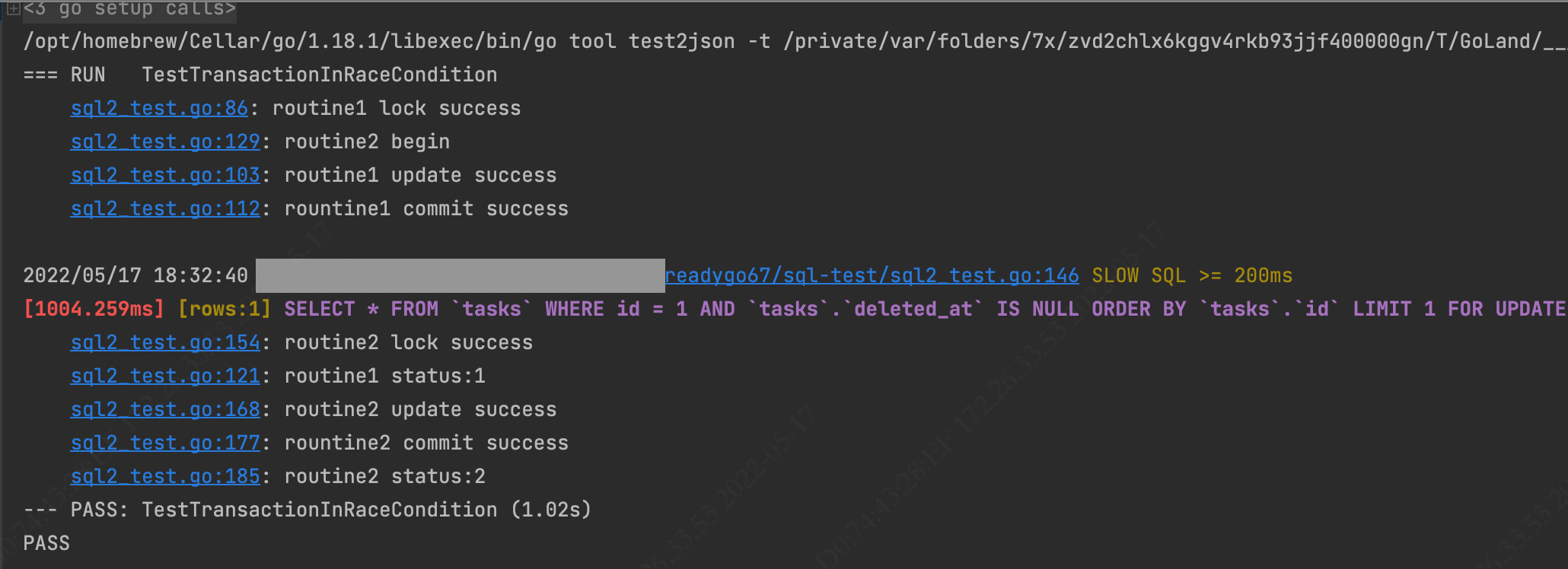 Gorm Upexpected transaction behavior in race condition