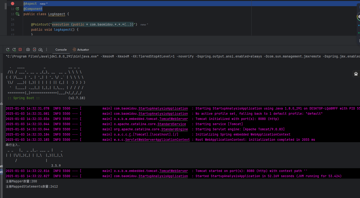 MyBatis-Plus [错误报告]: 项目从3.3.2版本，升级到3.5.9版本之后，项目启动时间翻2倍