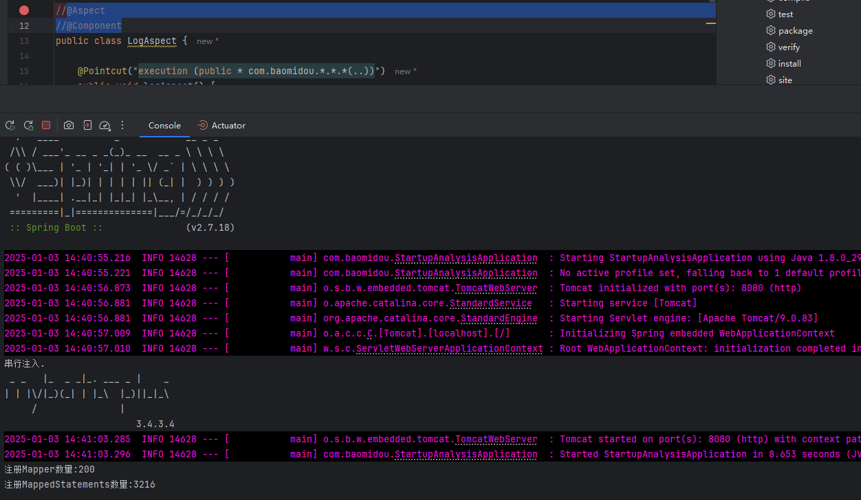 MyBatis-Plus [错误报告]: 项目从3.3.2版本，升级到3.5.9版本之后，项目启动时间翻2倍