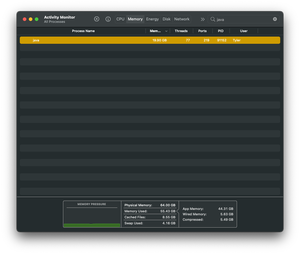 SpringBoot Remove virtual thread support for Undertow as it leaks memory