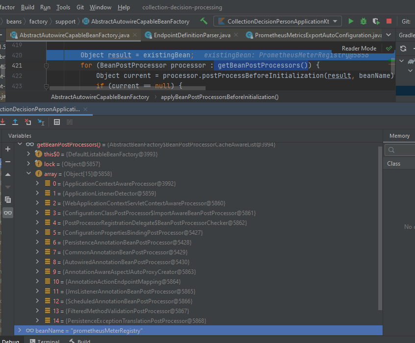 SpringBoot There are no metrics jvm_* in the actuator/prometheus