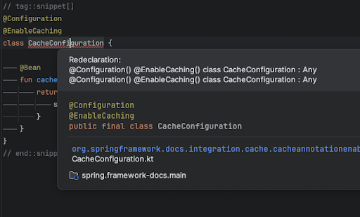 Spring Move Kotlin code samples to a dedicated package
