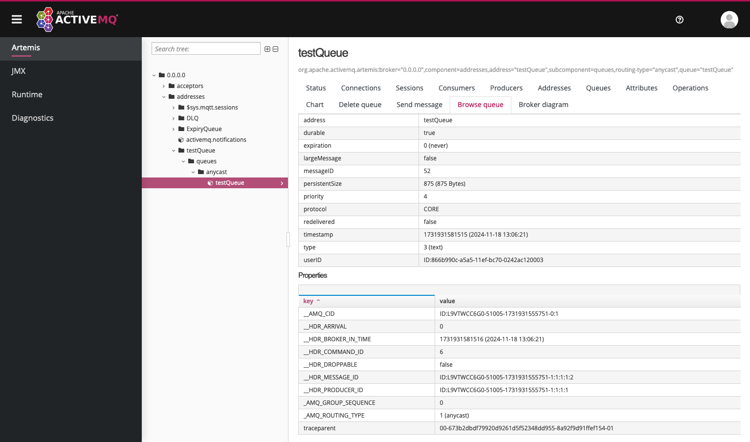 Spring JMS messages lack tracing information