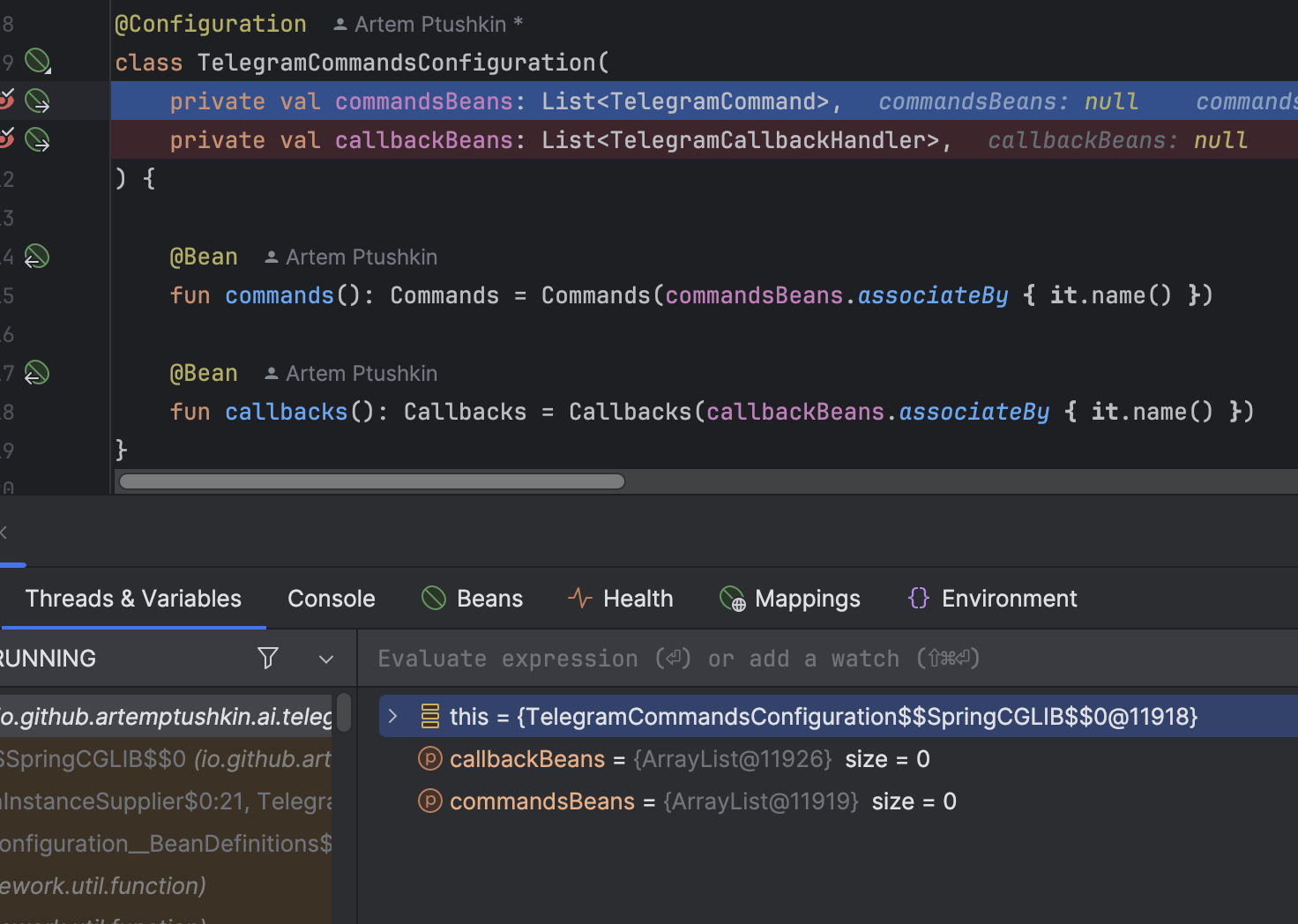 Spring List of bean by types autowiring in Kotlin AOT not working since 6.2.0
