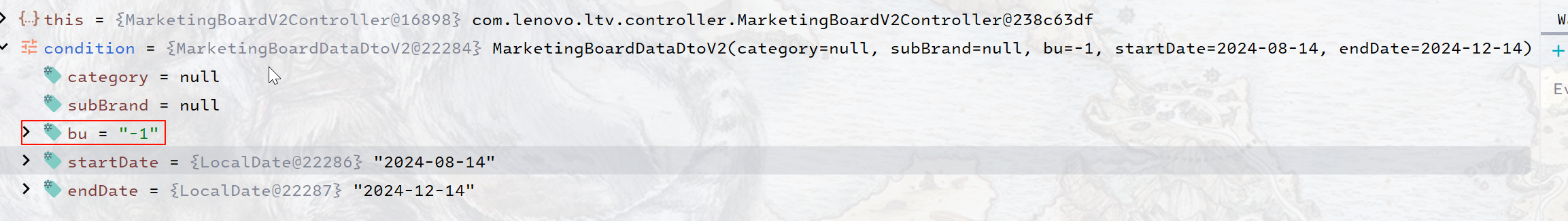 Spring properties bound from request header to data class 