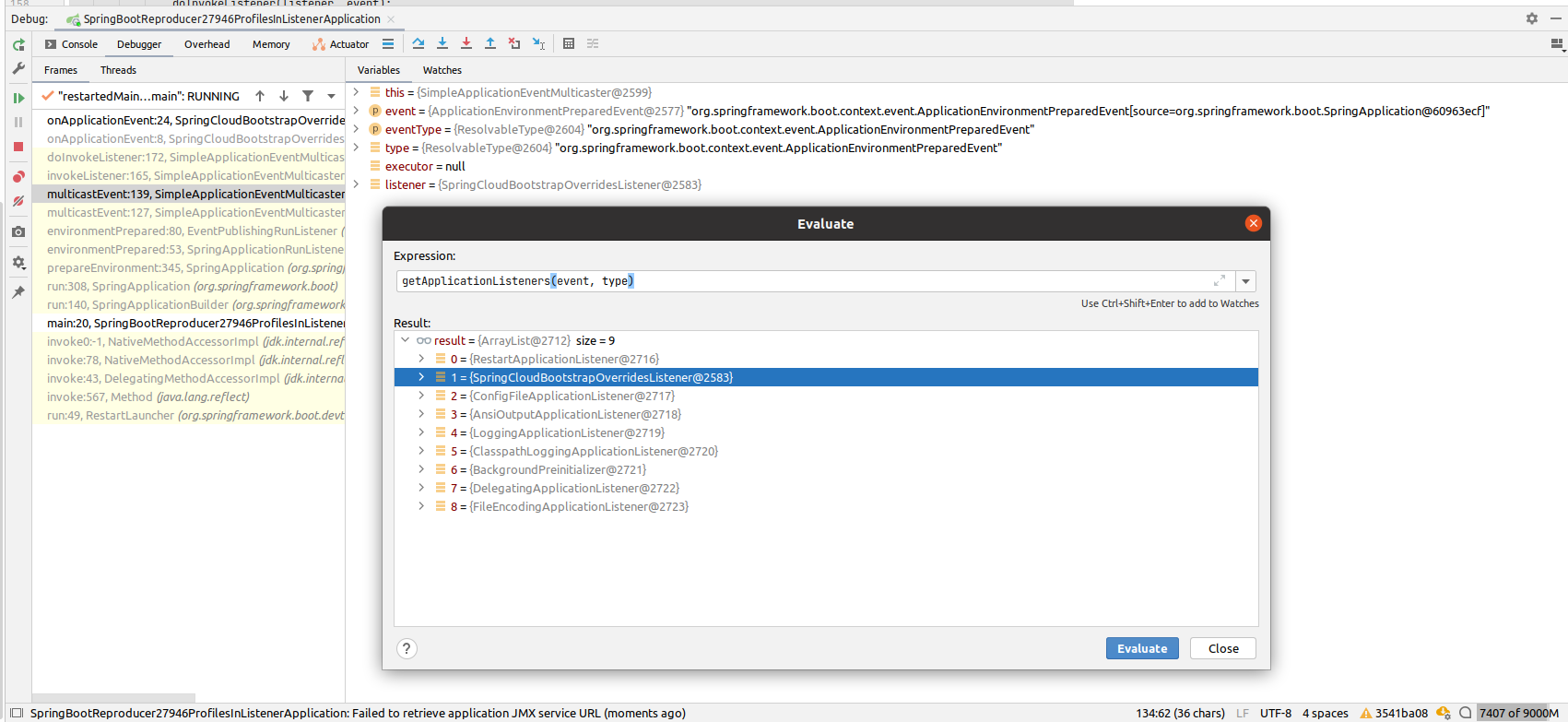 SpringBoot Profiles not available in ConfigurableEnvironment on ApplicationEnvironmentPreparedEvent after upgrading to 2.5.4