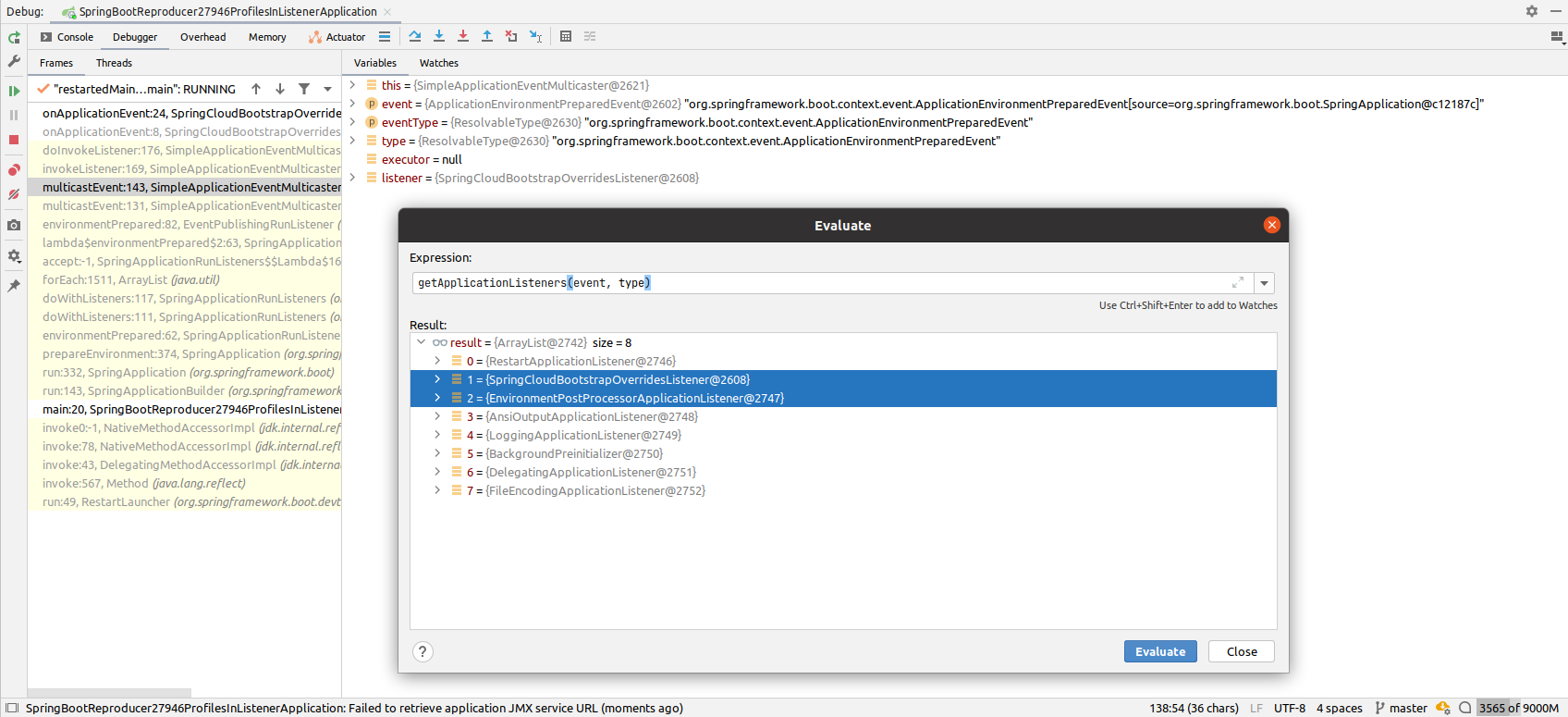 SpringBoot Profiles not available in ConfigurableEnvironment on ApplicationEnvironmentPreparedEvent after upgrading to 2.5.4