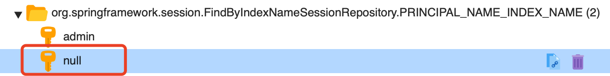 SpringBoot org.springframework.session.FindByIndexNameSessionRepository.PRINCIPAL_NAME_INDEX_NAME:null
