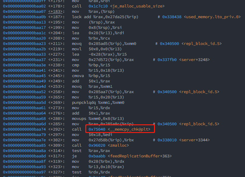Redis [CRASH] 7.0.10 memcpy sigabrt due to buffer overflow in replication.c line 367