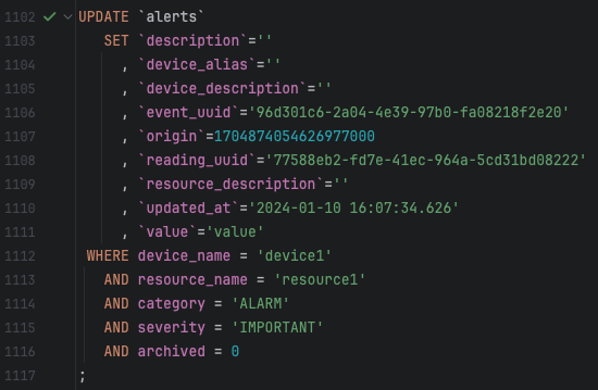 Gorm Update attributes with multiple where clauses, RowsAffected always is zero.