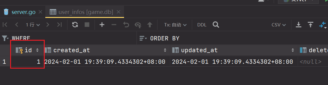 Gorm Save Error! UNIQUE constraint failed: user_infos.id