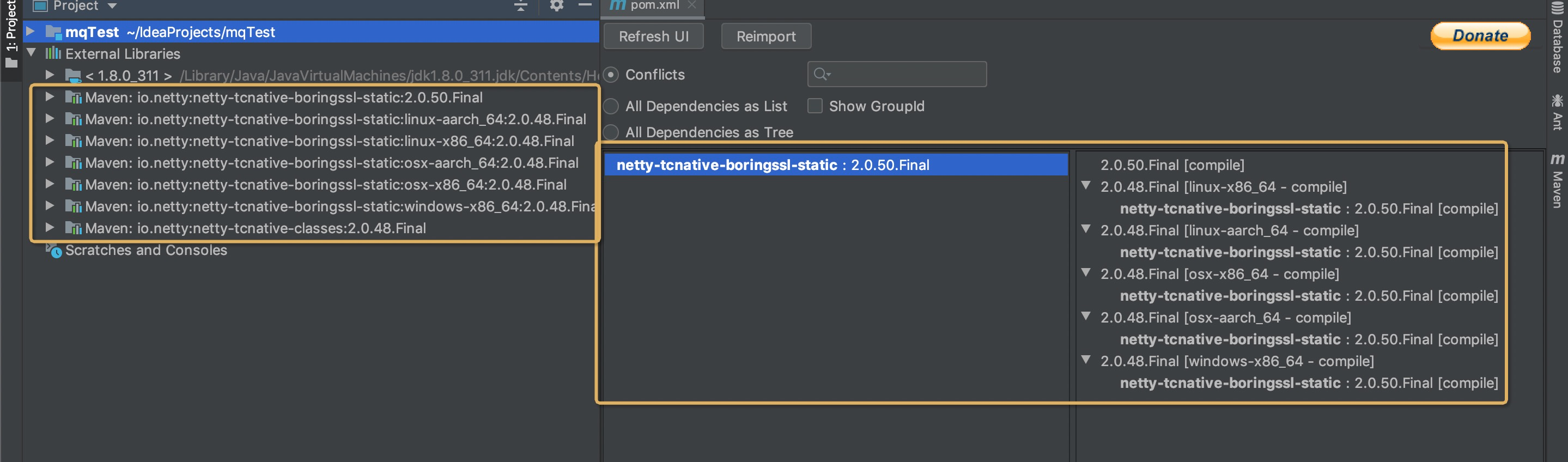 SpringBoot Dependency management for Netty tcNative is incomplete leading to possible version conflicts