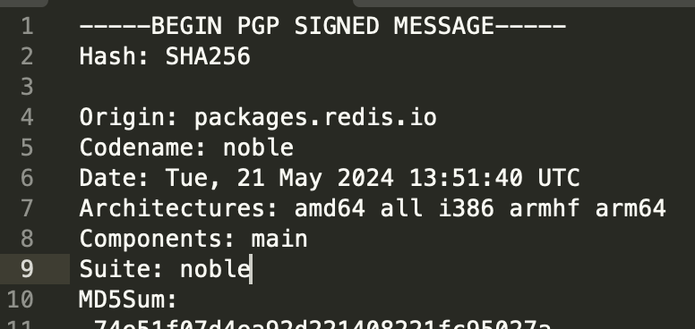 Redis [NEW] Support for Ubuntu 24.04