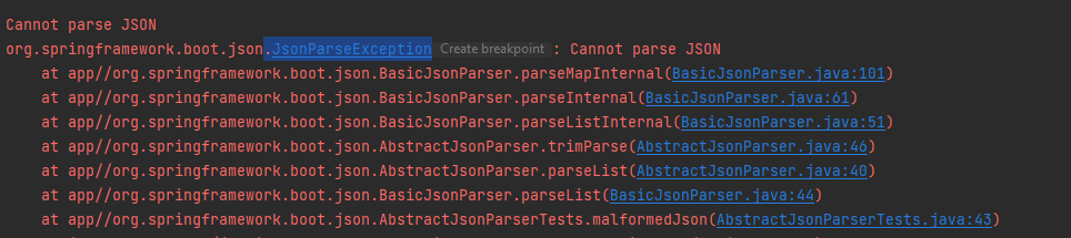 SpringBoot Add null check on throws exception indicating malformed json if null