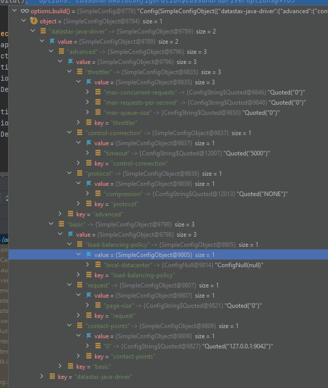 initCassandraProperties