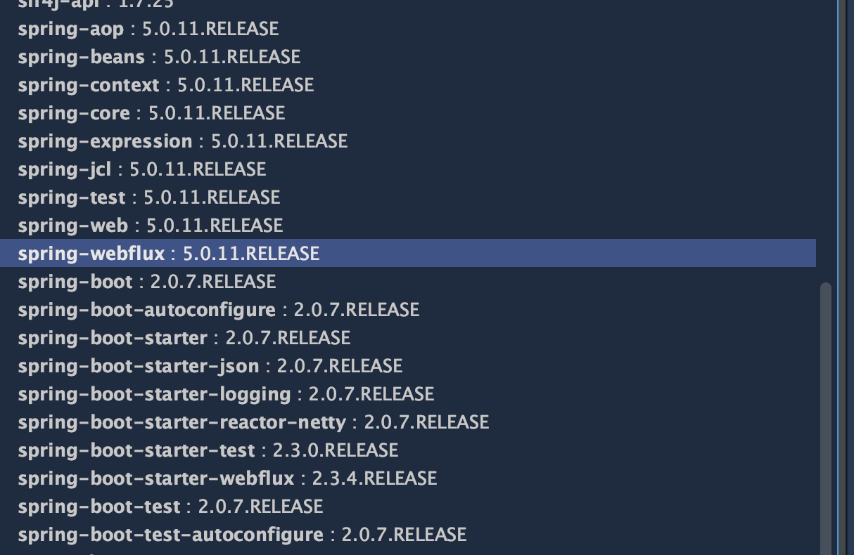 Spring enhancements for spring-webflux