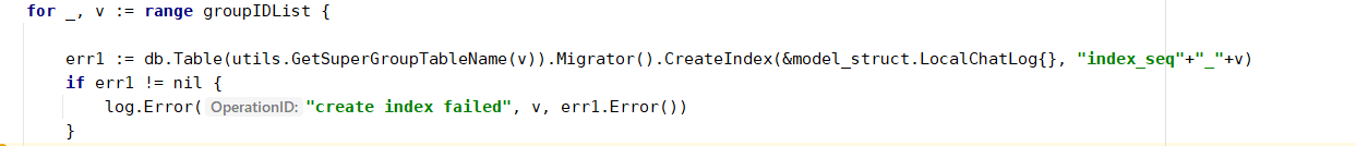 Gorm same model to create multiple tables，how to create index 
