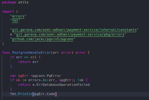 Gorm POSTGRES How to check if error type is DUPLICATE KEY