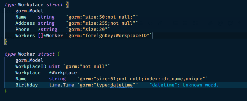 Gorm GORM Save model with Associations but incorrect work