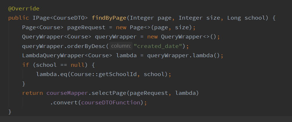 MyBatis-Plus 分页出错
