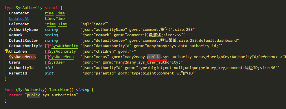 Gorm ERROR: missing FROM-clause entry for table (SQLSTATE 42P01)