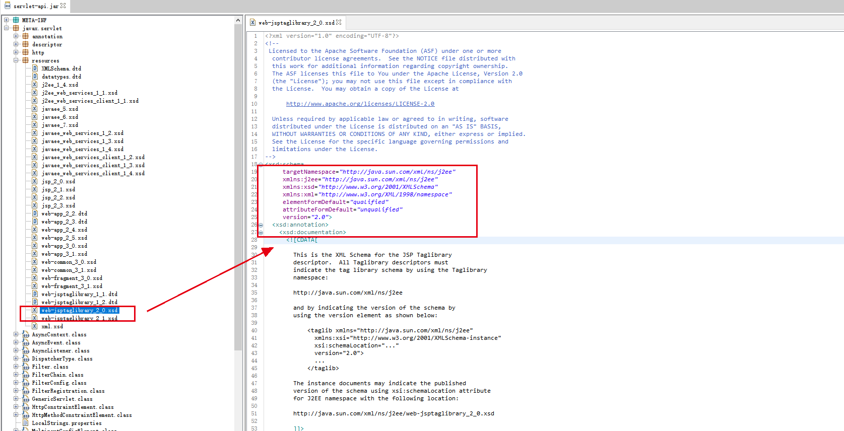Spring spring boot 2.1.5.REALSE  build war ,run in tomcat with xsd:schema  error