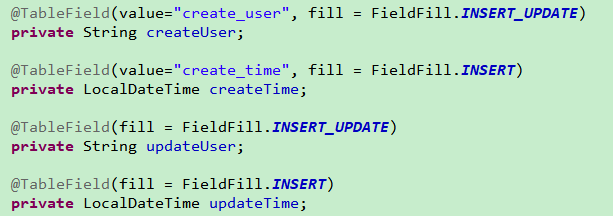 MyBatis-Plus 数据源采用ShardingJDBC管理之后，MetaObjectHandler.updateFill和MetaObjectHandler.insertFill都不在起作用