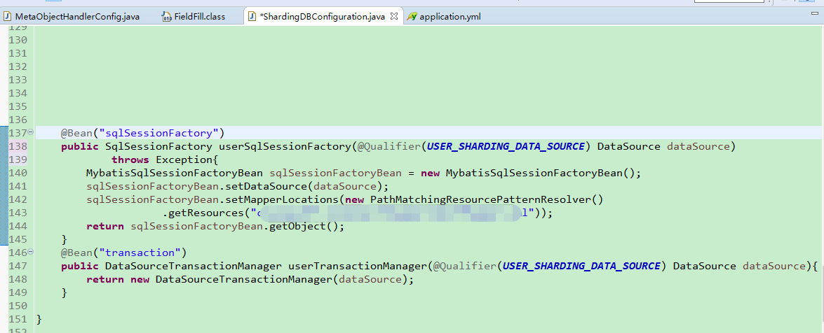 MyBatis-Plus 数据源采用ShardingJDBC管理之后，MetaObjectHandler.updateFill和MetaObjectHandler.insertFill都不在起作用