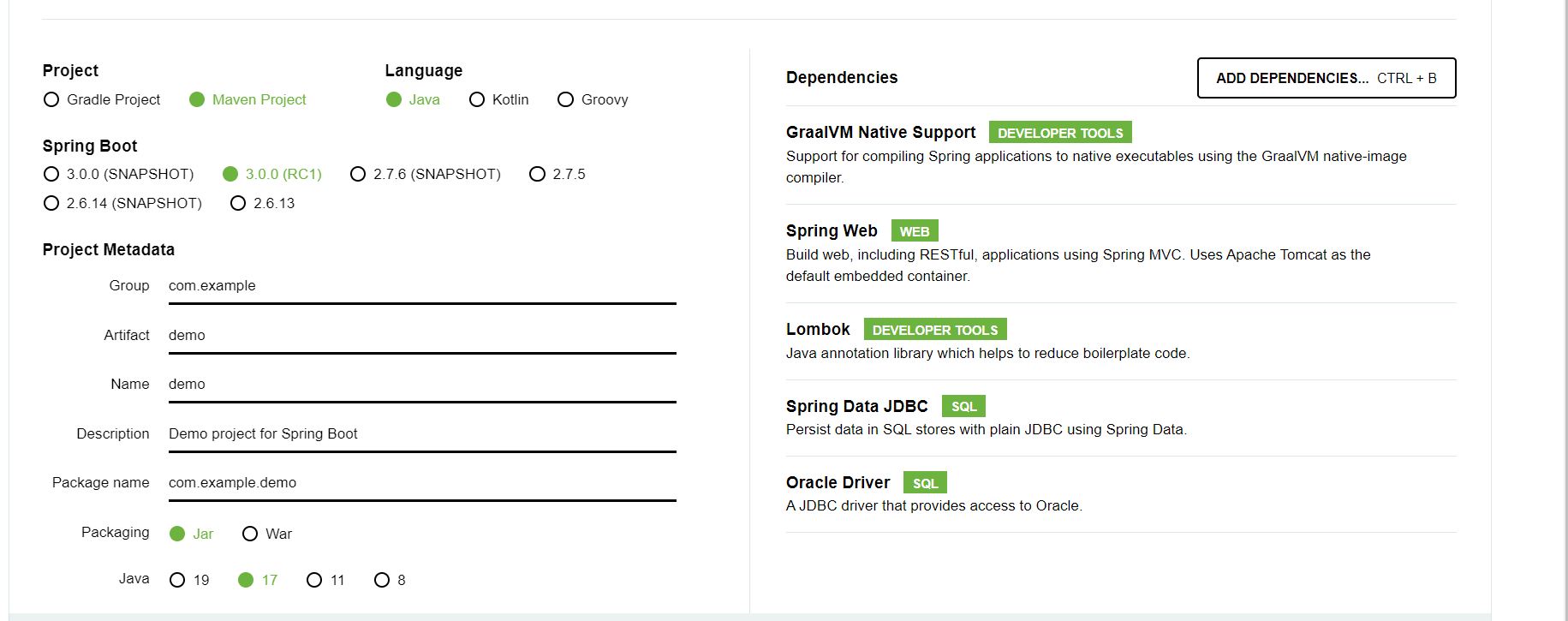 SpringBoot Spring boot 3-Rc1 native:compile (graalvm22-jdk17) on windows10 fails with error java.lang.LayerInstantiationException: Package com.oracle.svm.util in both module org.graalvm.nativeimage.pointsto and module org.graalvm.nativeimage.base