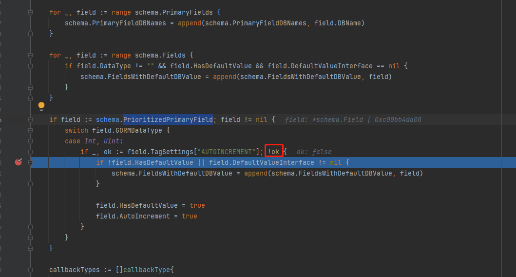 Gorm int 类型主键全部判断位自增，是何逻辑？