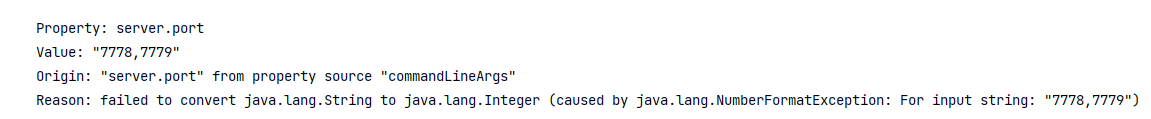 SpringBoot A question of loading command line configuration