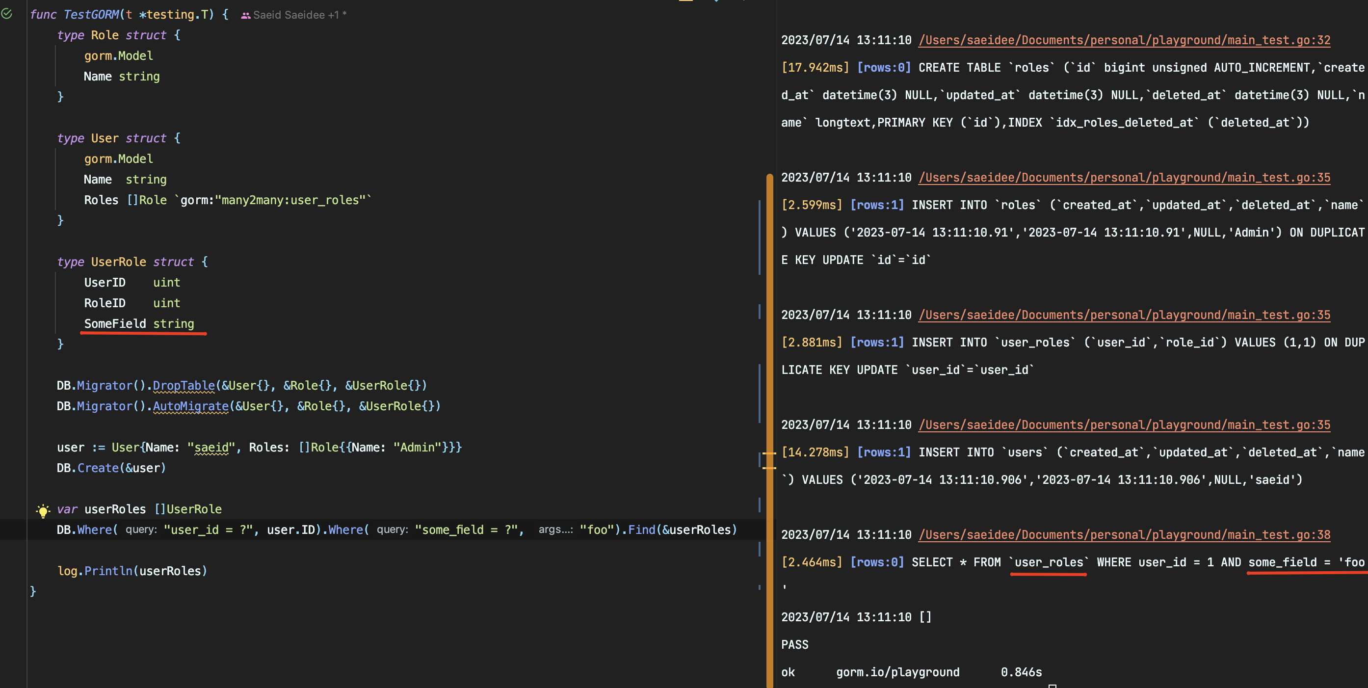 Gorm How Many To Many Preload performs conditional query on the intermediate table?