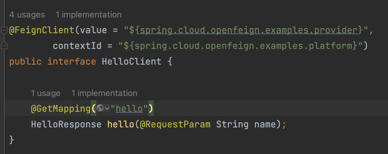 Spring Cloud Openfeign FeignClient contextId can not be resolved from config file