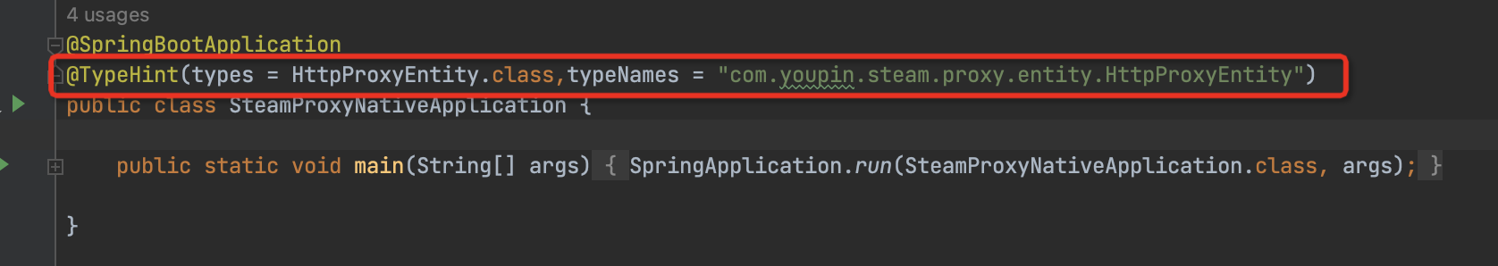 SpringBoot How to support reflection