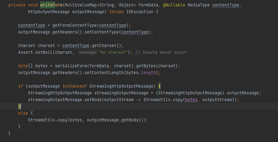 Spring resttemplate can't invoke webflux service