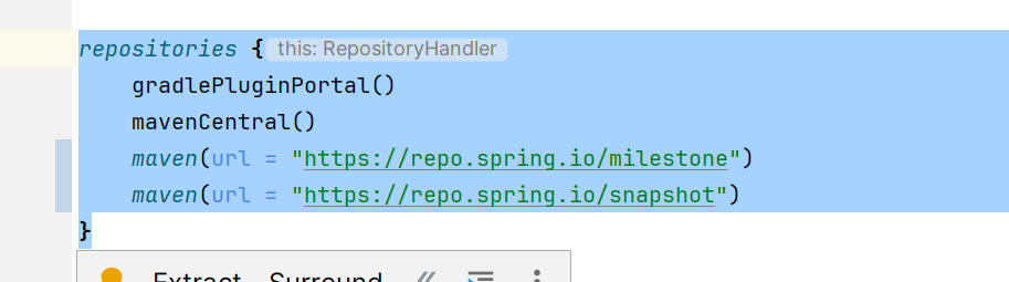 Spring-ai spring ai dependencies how to use in gradle kotlin, doc does not say this