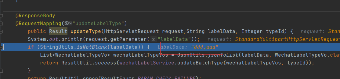 Spring spring MVC params issues
