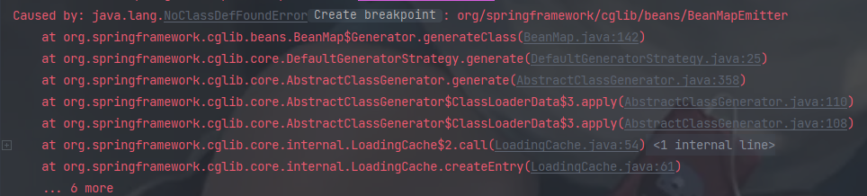 Spring spring-core 5.3.16 Unknown class appears
