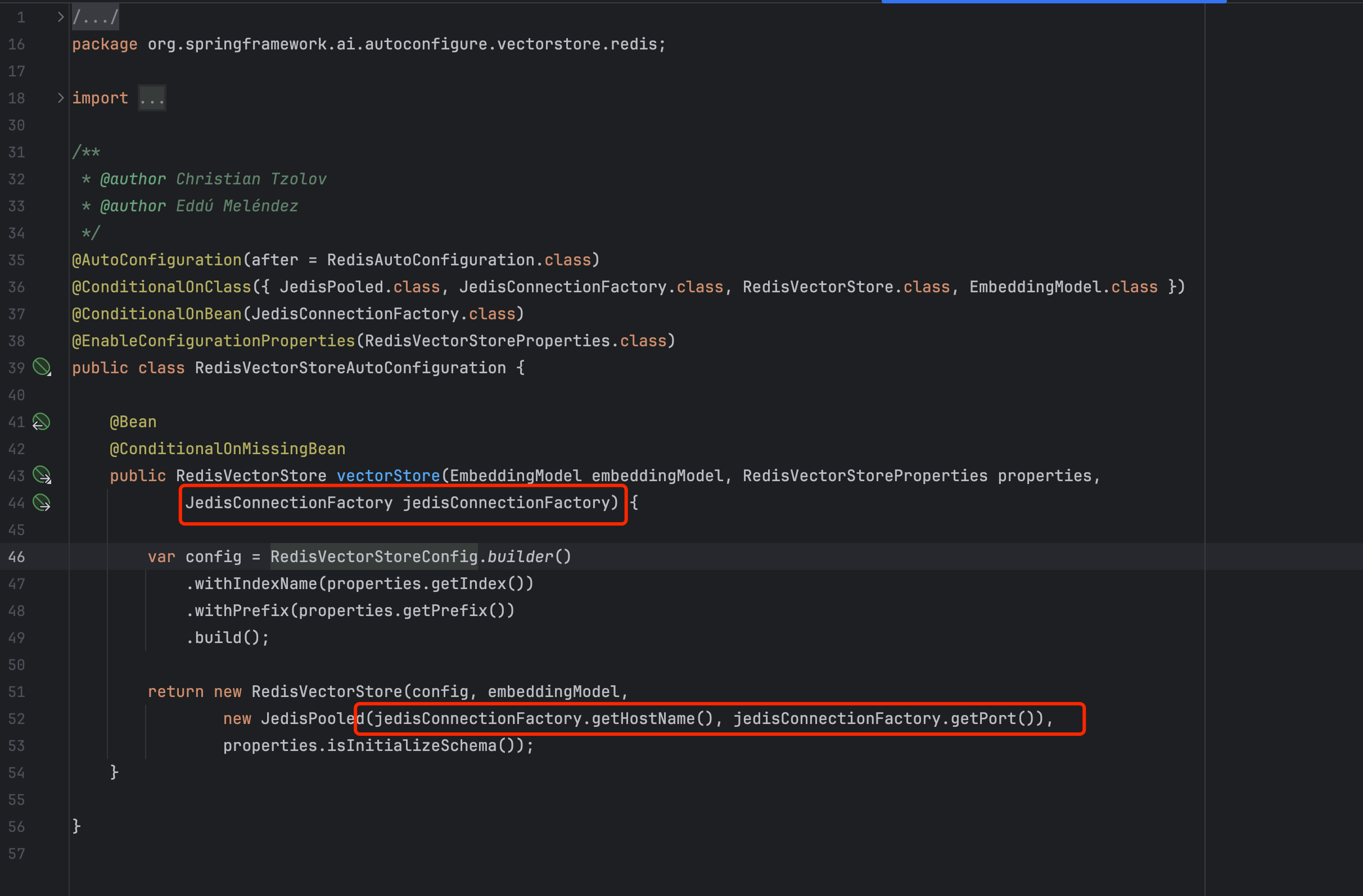 Spring-ai How to Integrate RedisVectorStore with RedissonConnectionFactory