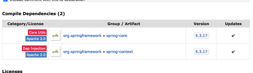 Spring Where can I check the version comparison of spring framework corresponding to spring boot