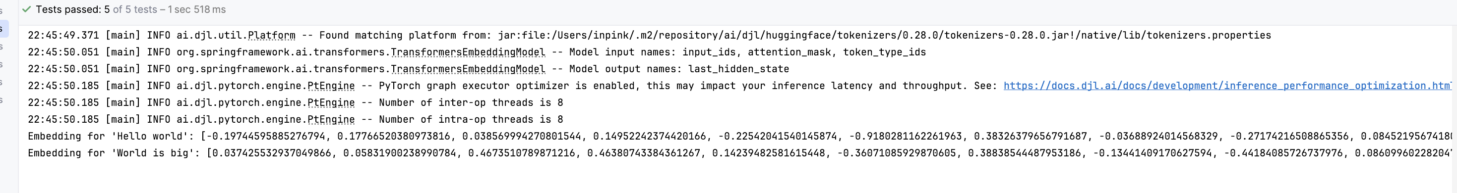 Spring-ai Not able to call Embedding API with different sentence length in List