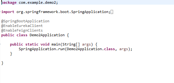 Spring Cloud Netflix Feign Client could not search the service by name in eureka