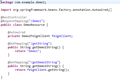 Spring Cloud Netflix Feign Client could not search the service by name in eureka